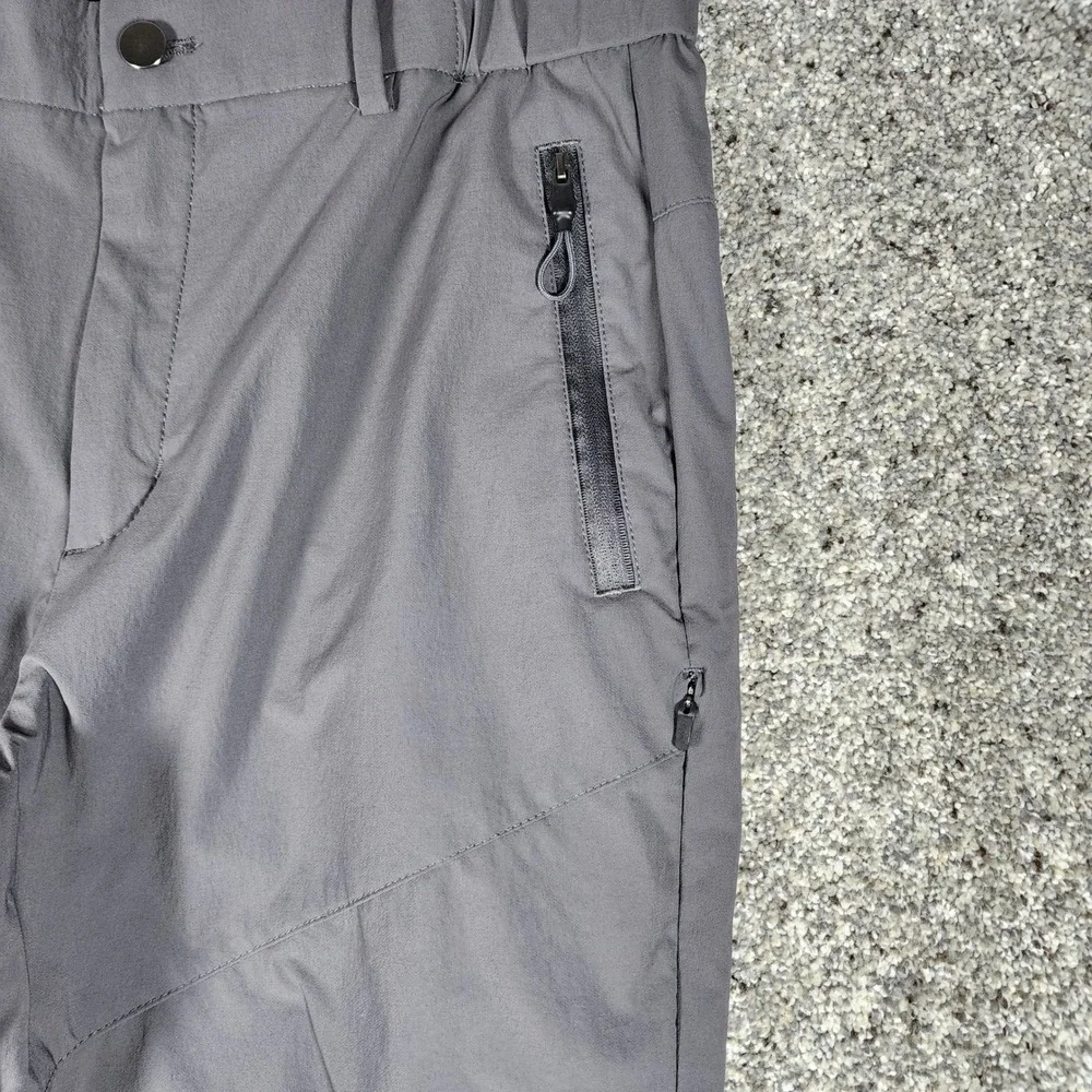 Blue Chill Performance Pants Mens 32 Grey Hiking Outdoor Zipper Pockets NWOT